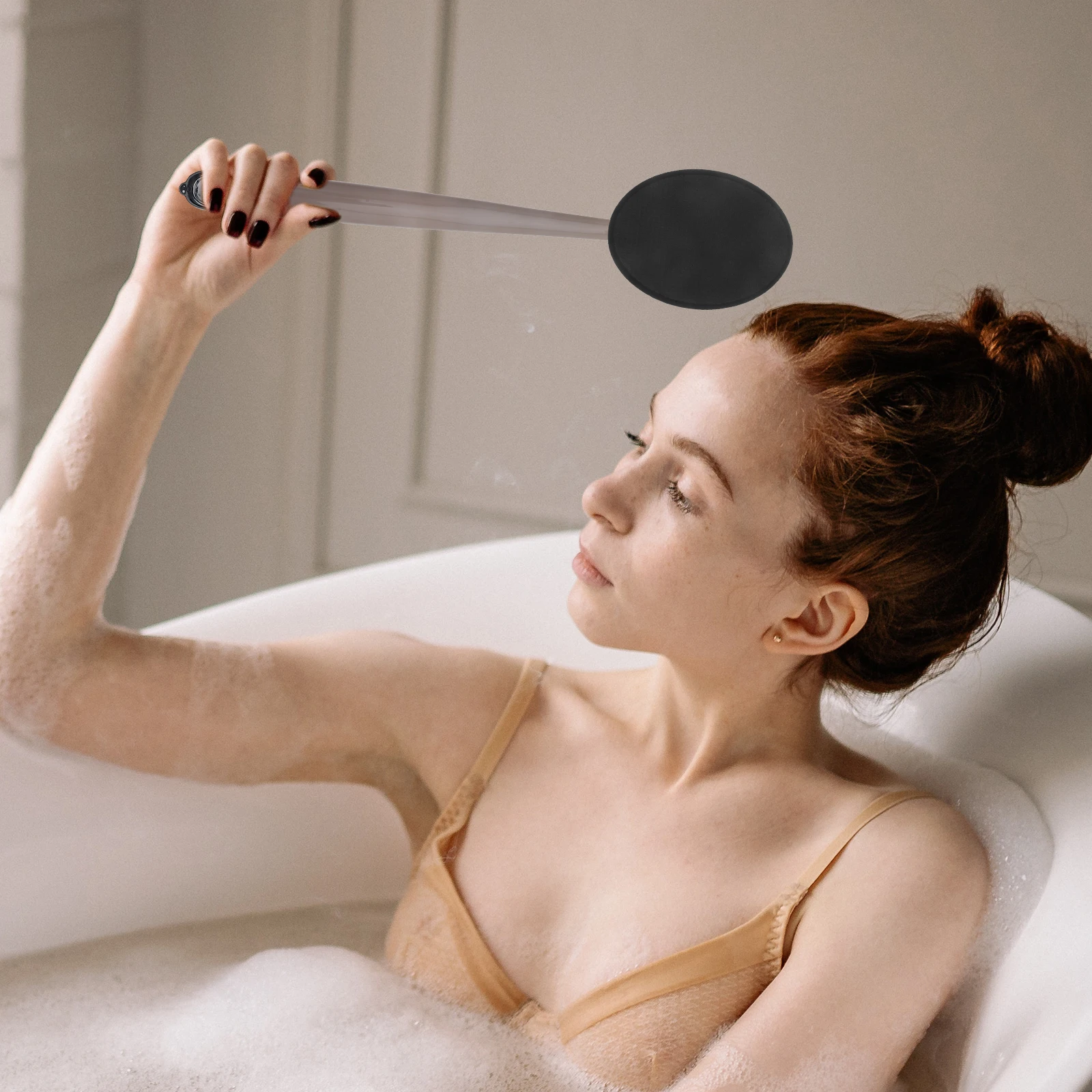 

4Pcs Body Lotion Applicator Pads Replacement Back Brush Heads Soft Eva Bath Scrubber Pads for Shower Cleansing Exfoliating