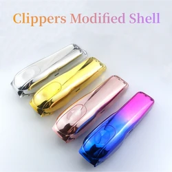 For Wahl 8148/8591 Modified Shell Set Electric Clipper Cover Electroplated gold silver rose gold blue Clippers accessories Y0424