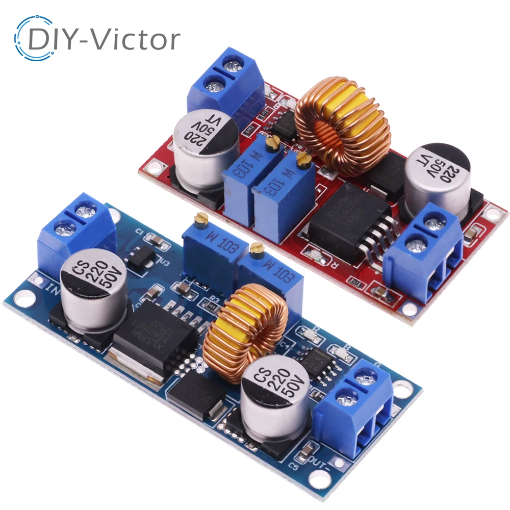 5A DC to DC CC CV Lithium Battery Step Down Charging Board Led Power Converter Lithium Charger Step Down Module XL4015 Display