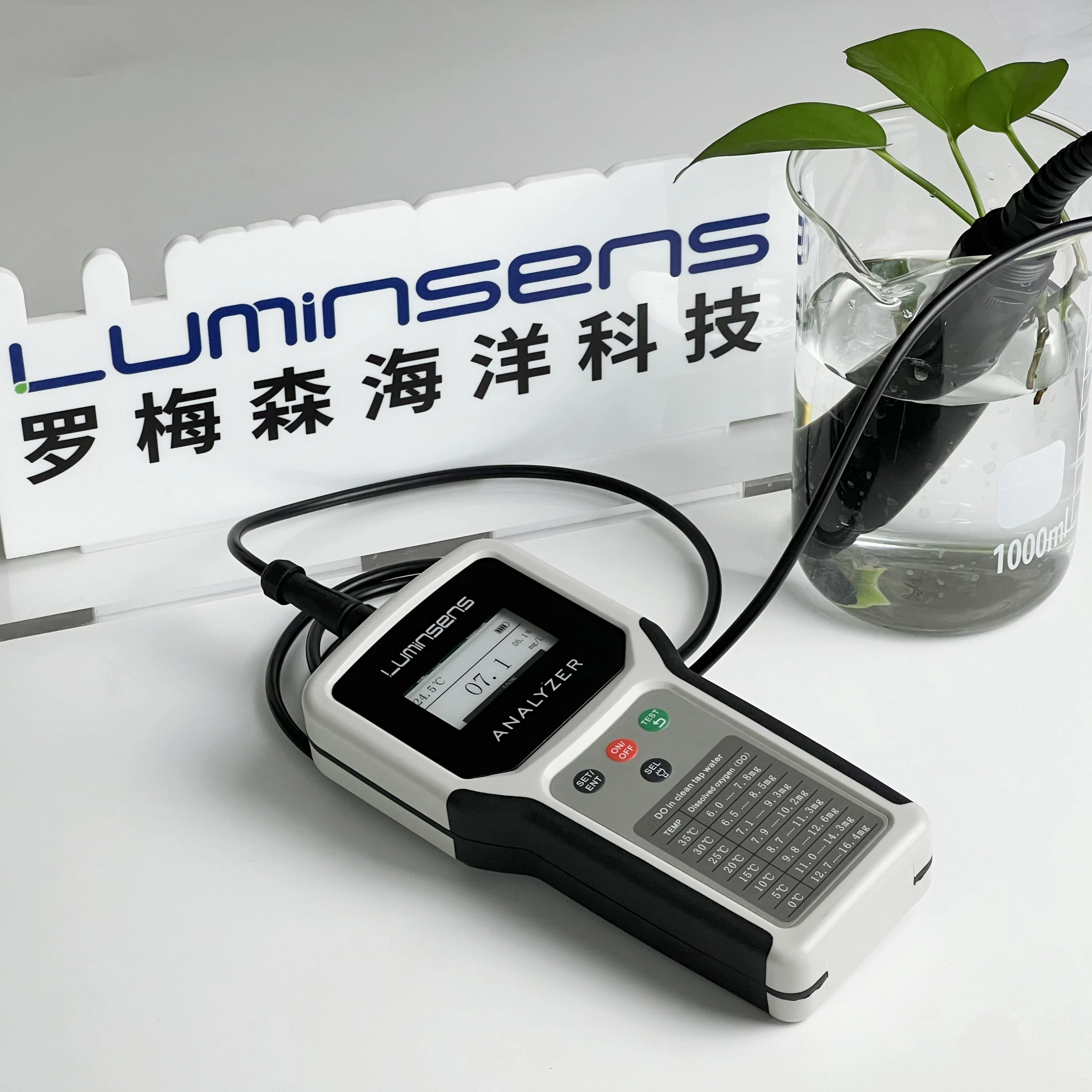 Portable Dissolved   Analyzer Dissolved  Test  DO sensor Luminsense