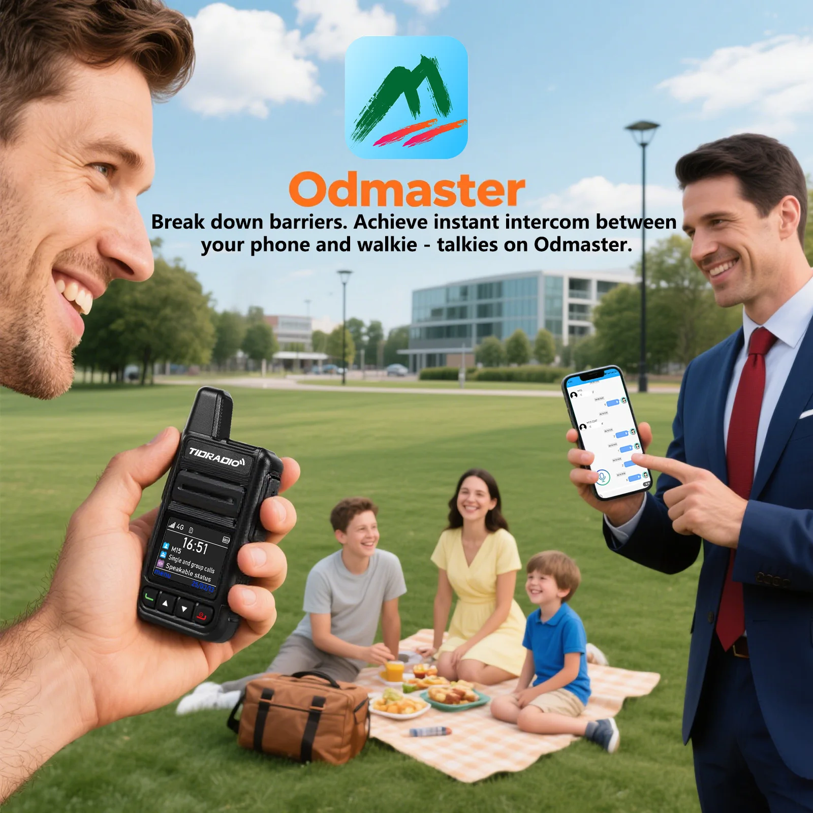 TIDRADIO TD-M15 Global POC Radio with 1 Year Sim Card Walkie Talkie Long Range 4G Network 5000 Miles for Hiking and Camping - Image 3