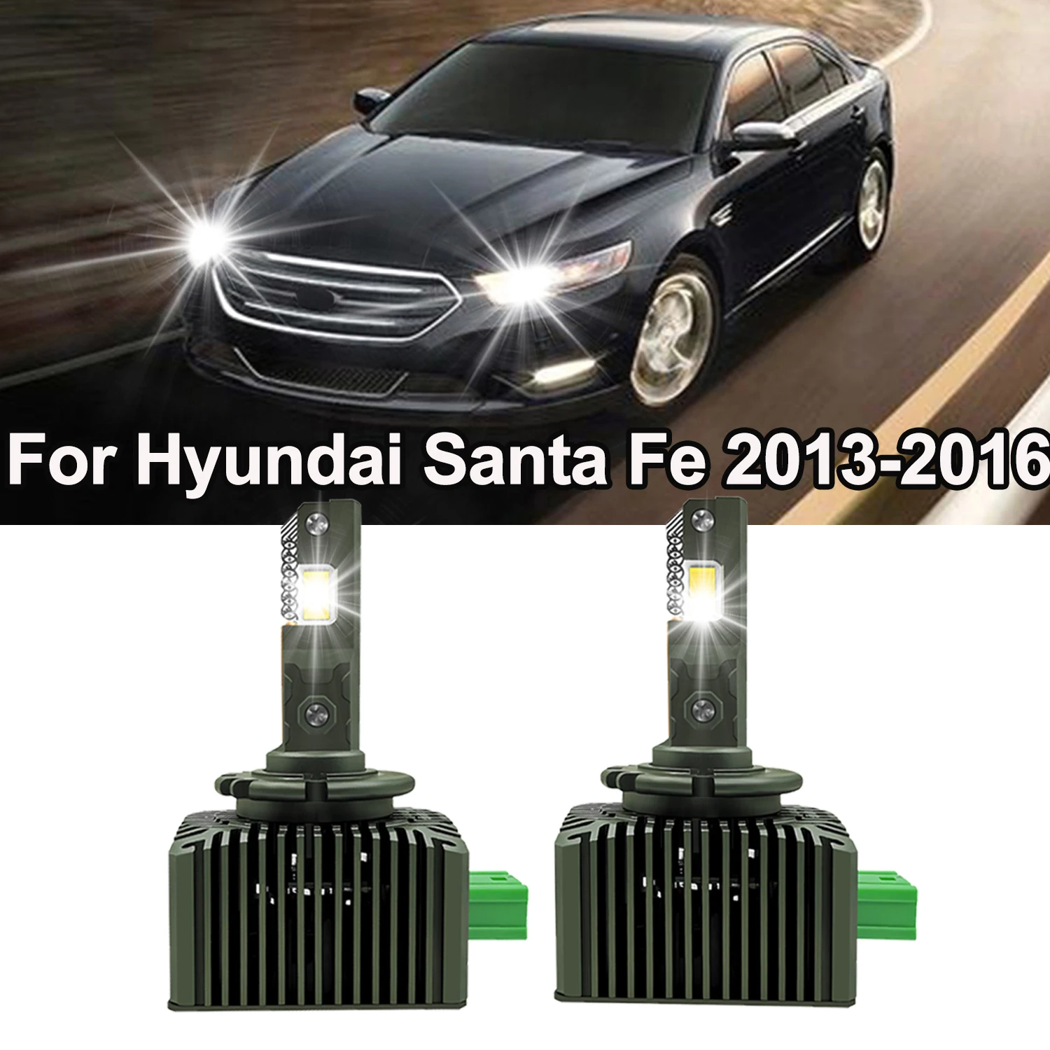

Для Hyundai Santa Fe 2013-2016 D3S D3R светодиодные фары HID лампы ксеноновые белые светодиодные фары высокой интенсивности комплект 4 медные трубки