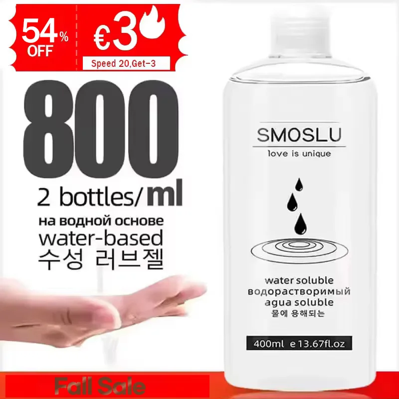Anal Lubrication Water-based Lubricant for Sex Session 400/800ML Love Gel Exciter for Women Lubricants Grease Sex Shop