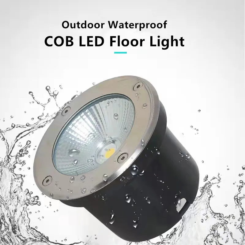 

Waterproof 7W 12W 3000K 6000K COB LED Outdoor Floor Light Underground Garden Decoration Led Buried Lamps AC85-265V DC12V