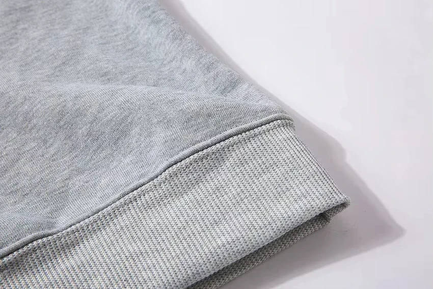 Moda manga longa carta impressão clássico em torno do pescoço casual respirável hoodie feminino unisex jaqueta esportiva