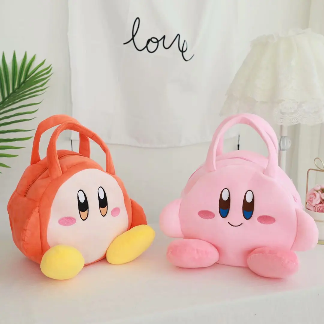 Star Kirby Cartoon Fashion Character Backpack Children Casual Backpack Cute Kindergarten Boy and Girl Schoolbag Gift