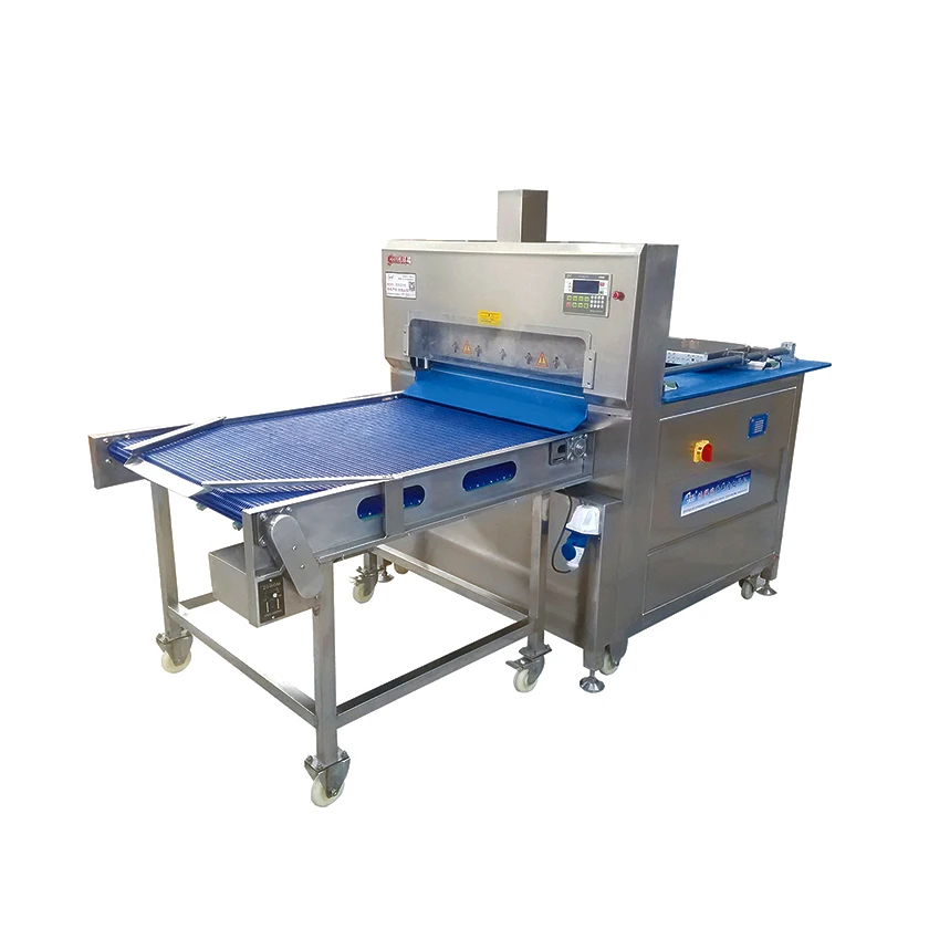 Steak Giljotine Chicken Cutting Commercial Floor Type Electric Industrial Machine Automatic Meat Slicer