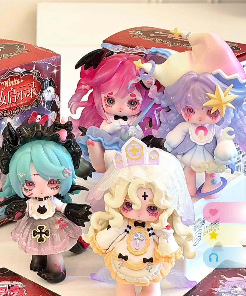 

Oristaco Ninita Witch Apocalypse Blind Box Trendy Play Collectible Figure Desktop Decor Ornament Cute Doll Toy Gift For Girls