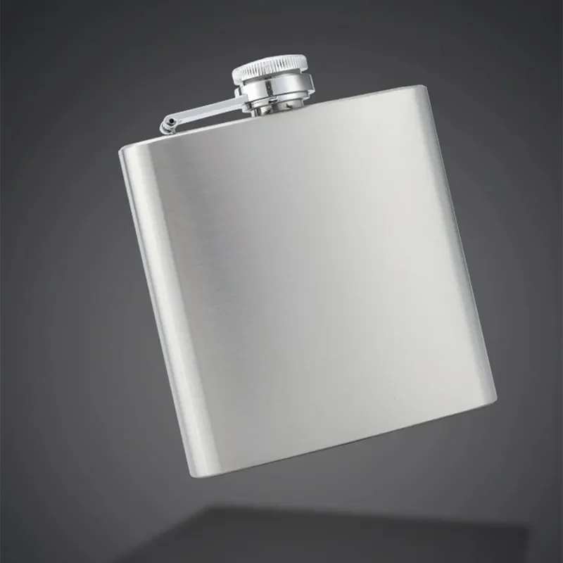 Portable Stainless Steel Hip Flask 7oz Russian Wine Mug Wisky Bottle with Box Pocket Drinkware Alcohol Bottle Bridesmaid Gifts