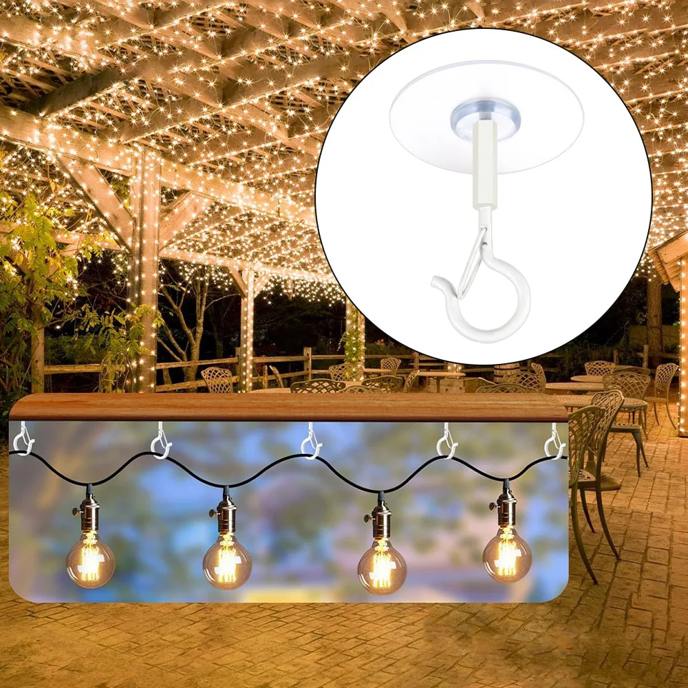 Self Adhesive Ceiling Hooks Metal Plant Hooks Wall Mounted Hanging Basket Hooks Plants Lanterns Flower Pots Home Decor view 5