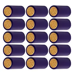 50pcs Wine Bottle Heat Shrink Caps Wine Bottle Shrink Caps Plastic Caps Films Sealing Cap For DIY Wine Makers Kitchen Chefs