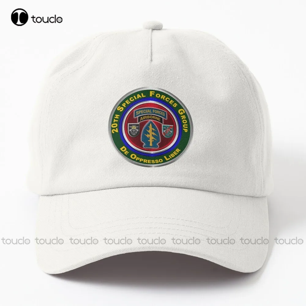 20Th Special Forces Group “Airborne” Dad Hat Funny Hats For Men Outdoor Simple Vintag Visor Casual Caps Hip Hop Trucker Hats Art