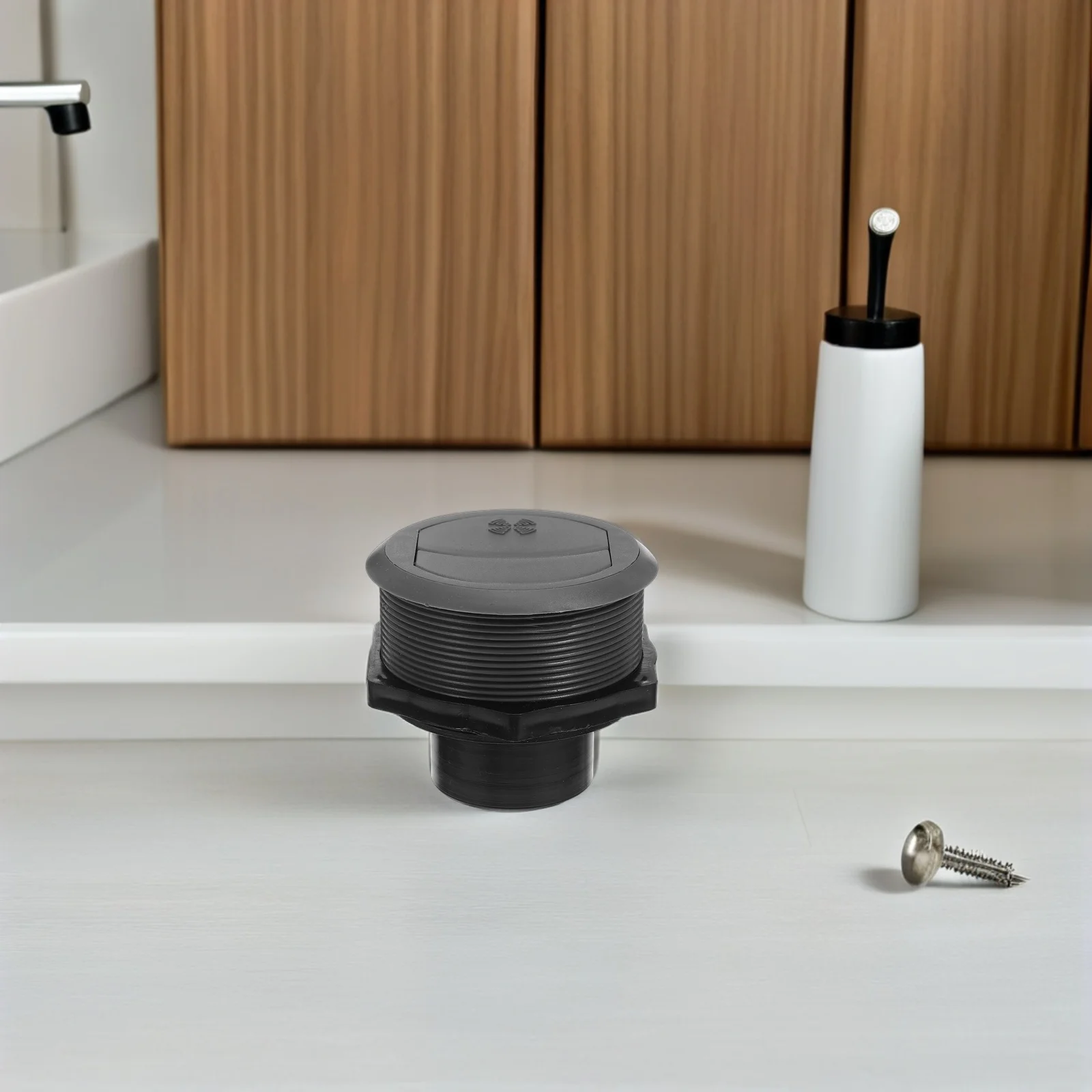 

Universal Rv Air Conditioning Outlet Round Vent Louvered Air Deflector for Bus Trailer Motorhome Dashboard Ventilation Cover