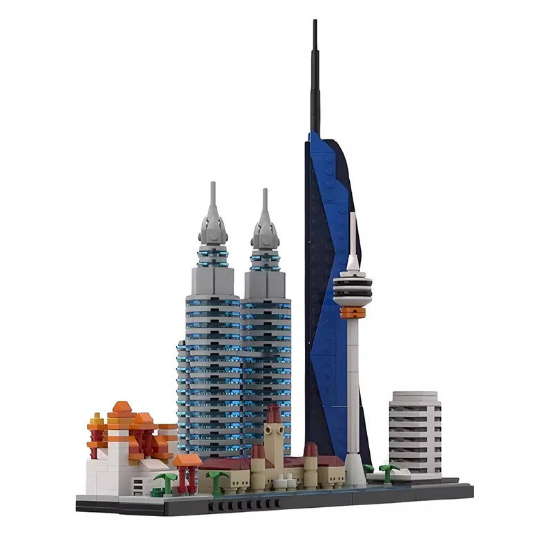 Bricklink City Skyline Sets Kuala Lumpur Macao Washington Amsterdam Kyoto Seattle Seoul Rome Street View Bausteine Spielzeug