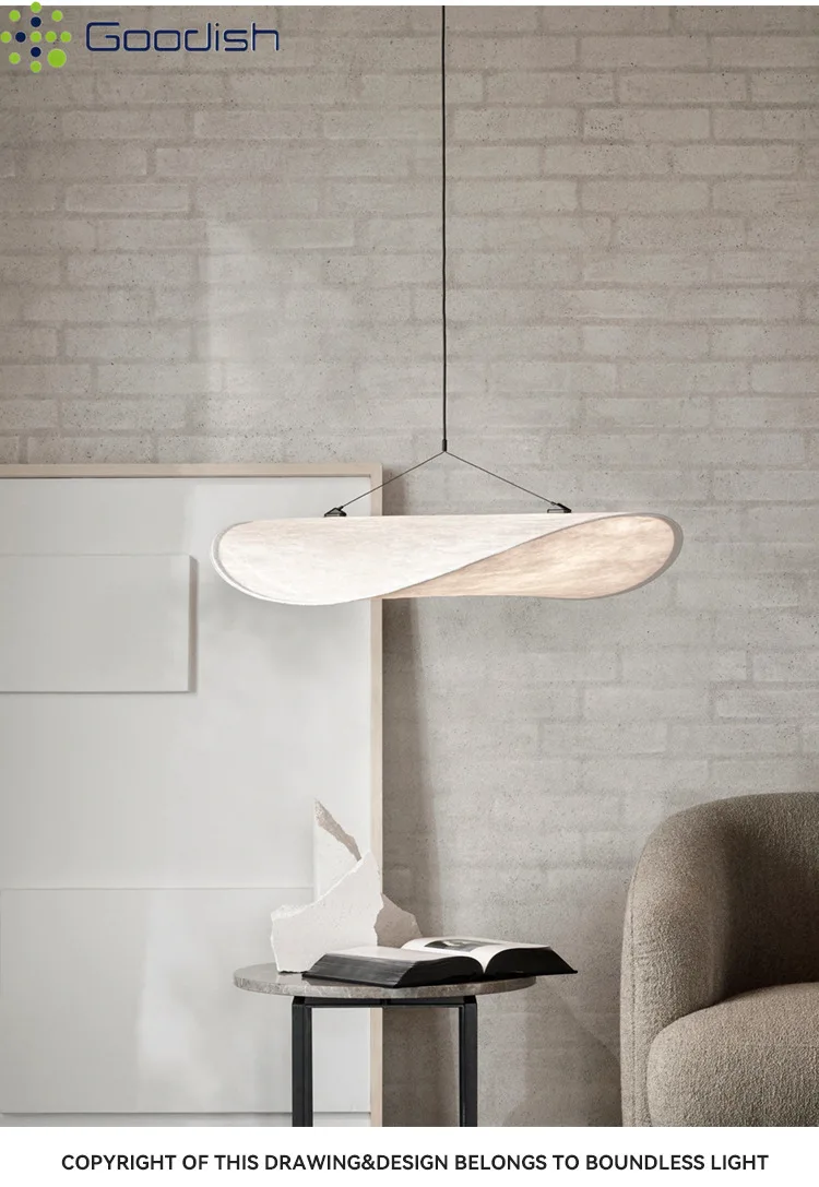 

Modern Minimalist Nordic Paper Lotus Leaf Hat LED Pendant Lights Art Creative Lamps for Living Room Home Decoration Chandeliers