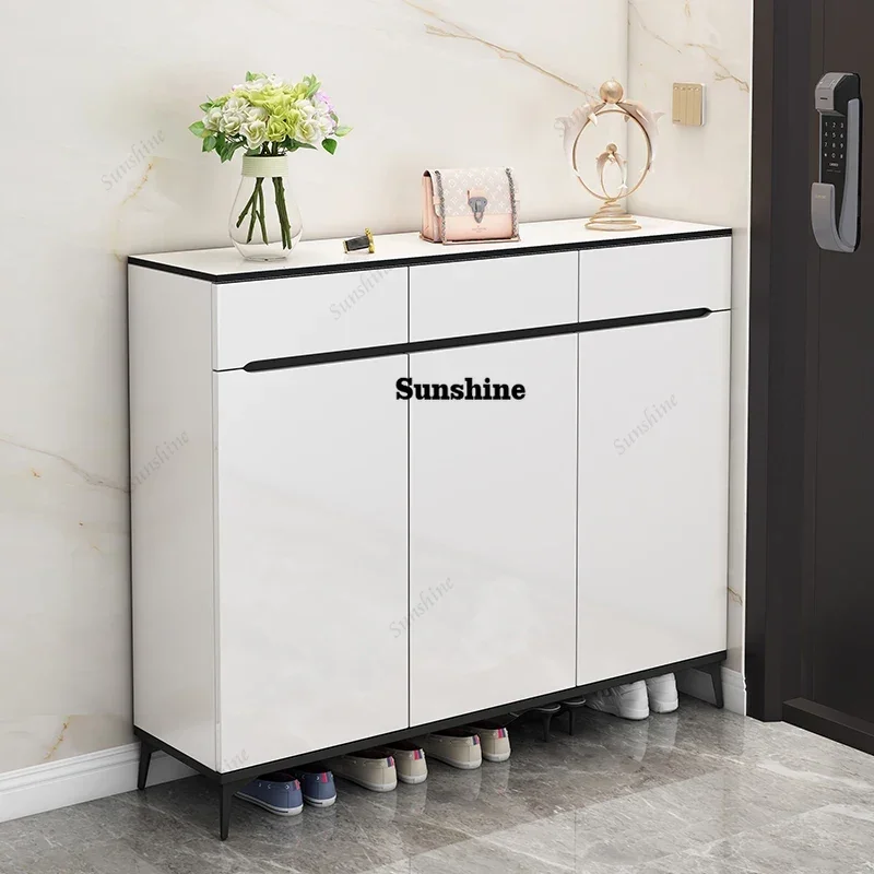 

Modern Vertical Shoe Cabinet Organizer Storage Living Room Mobile Display Shoe Shelf Archivadores Shoemakers Furniture