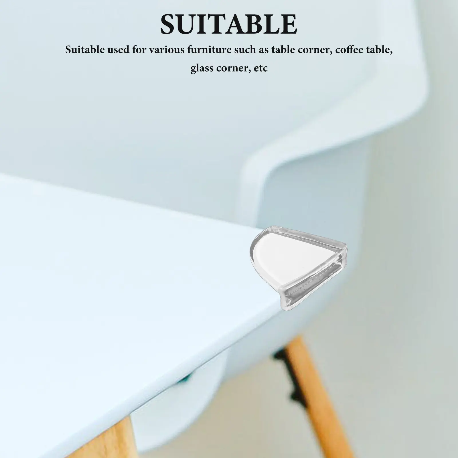 36Pcs Clear Silicone Corner Protectors for Baby Safety Transparent Furniture Edge Guards Table Coffee Table Glass Sharp Corners