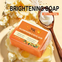 Savon blanchissant à l'acide kojique WK JALY, avec glutathion, vitamine C, correcteur de taches brunes, unifie le teint, pour le visage et le corps 200g 1