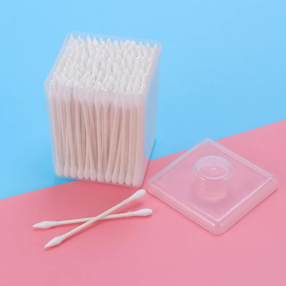 Picture 5: 600Pcs Double Head Cotton Swabs Multipurpose Makeup Beauty Tool for Cleaning Dust Injury Care and Fine Seam Cotton Swab
