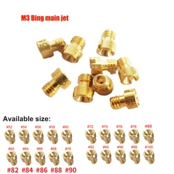 YY50QT-8 Carburetor Nozzle M3 Bing Main Jet gr spray nozzle LF50QT8A X1 LJ50QT-E Carburateur Main Jets Carburatore Gicleur 5Pcs