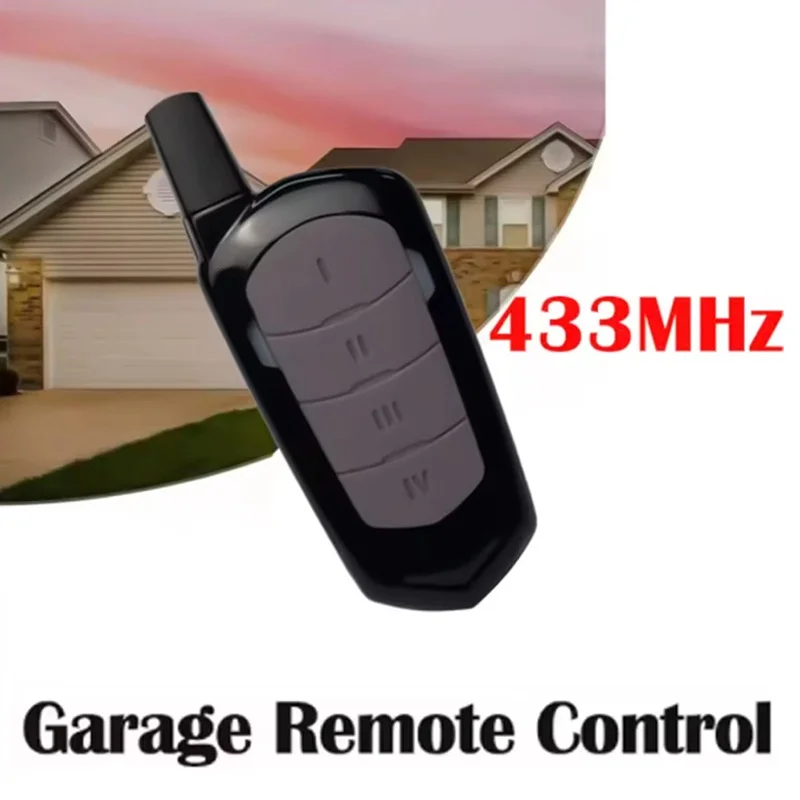Garage Remote Control Duplicator 433mhz Gate Door Commands Opener 433mhz For Electric Rolling Code Clone Access Portal Fixed Cod