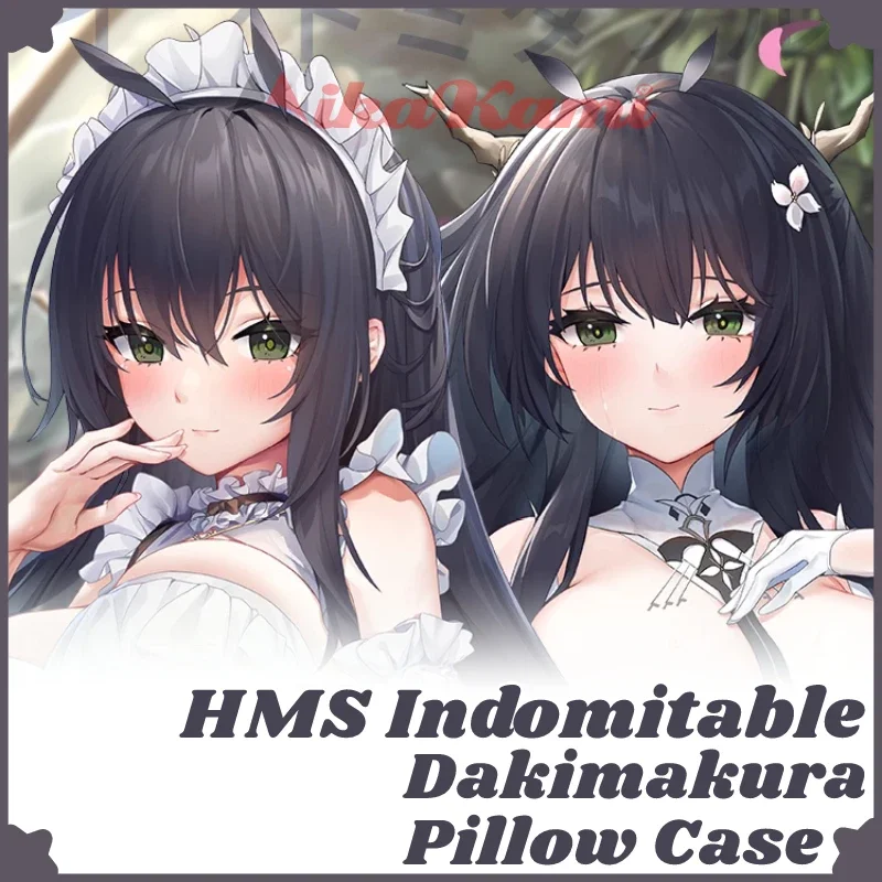 

Indomitable Dakimakura Azur Lane Game, наволочка для всего тела, сексуальный обнимающий чехол для подушки, наволочка, домашнее постельное белье, декор отаку, подарок