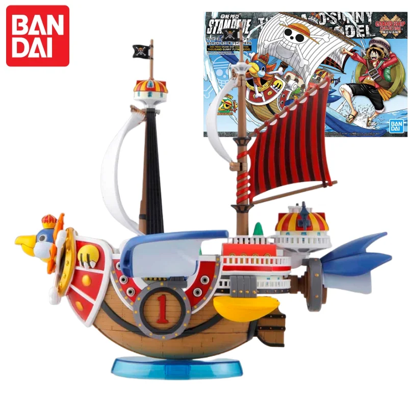 

Bandai One Piece Great Ship Thousand Sunny Flying Mode 20th Anniversary Edition Пиратский корабль в сборе Модель гаража Образовательная
