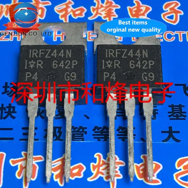 

10 шт. 100% оригинальный новый IRFZ44N TO-220 55V 49A