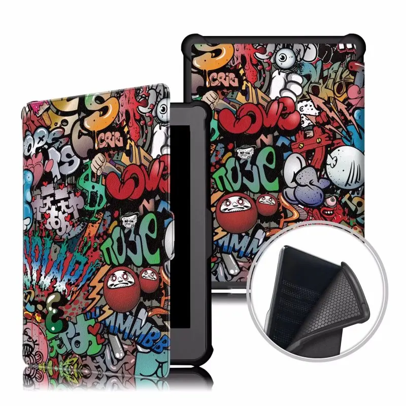 Magnetic Case for Kobo Clara HD 6 Inch Ereader Soft TPU Funda for Kobo ebooks N249 PU Leather Capa Protective Auto Sleep Cover