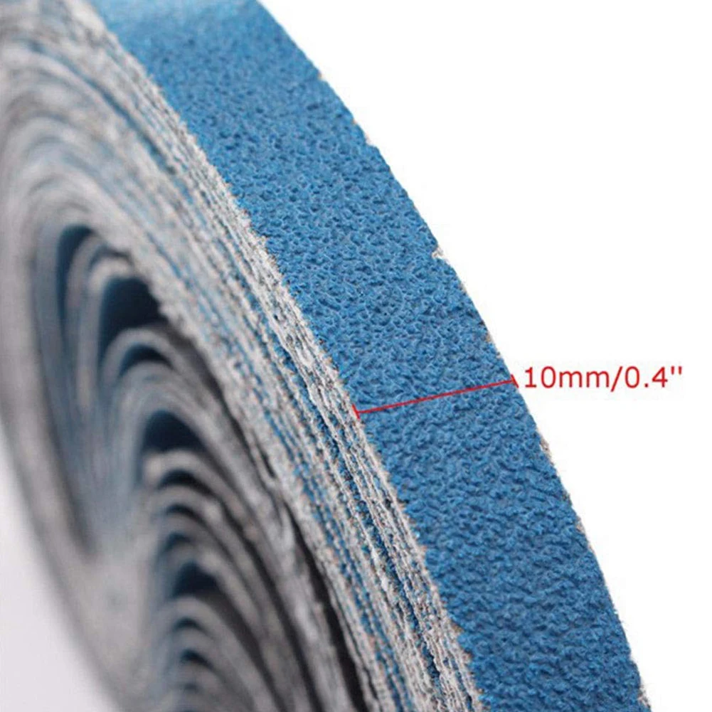 10pcs 457×13mm Sanding Belts Fused Zirconia Alumina Sanding Belts Grinding Polishing For Metal Wood 40 60 80 120