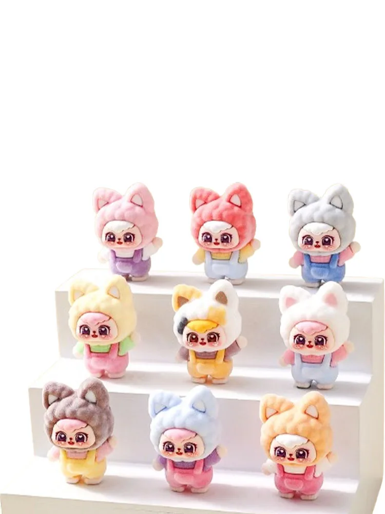 9 قطعة-جديد صغير كارتون الطفل سلسلة ثلاث سنوات لطيف الكرة لعبة مكتب عنصر الزخرفية للاستخدام المكتبي #1