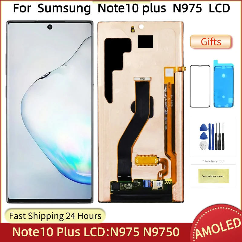 super-amoled-per-samsung-note10-plus-display-lcd-touch-screen-note10-n975-n976-lcd-touch-digitizer-assembly-parti-di-ricambio