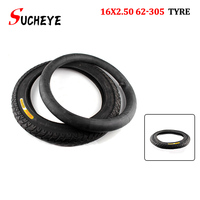 16 inch 16x2.50 (62-305) Tire Tube and Outer For Electric Bikes (e-bikes) Kids Small BMX Scooters 16*2.5 Tyre