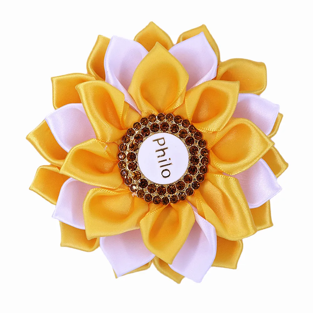 شريط من قماش SGR-Fabric زهرة الصدر للنساء ، اليونانية ، دبوس فيلو ، نادي نسائي ، أعضاء المجتمع ، المجوهرات الراقية