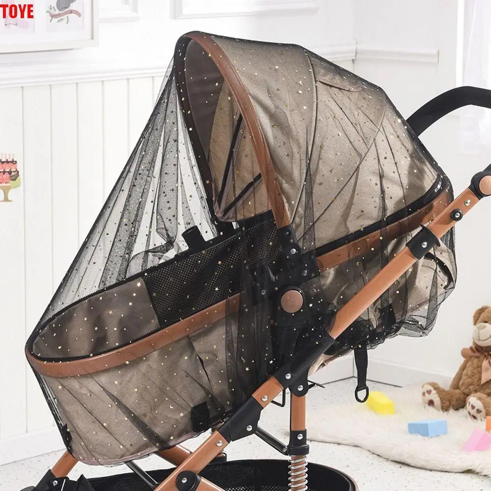 

Breathable Star Pattern Daisy Pattern Baby Stroller Mosquito Curtain Pram Net Baby Sunshade Mosquito Net Stroller Accessory