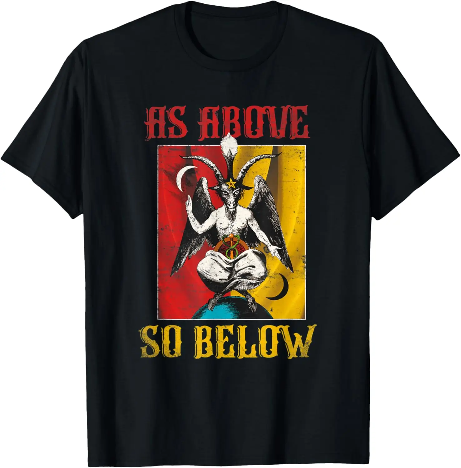 

As above so below Baphomet Halloween T-Shirt