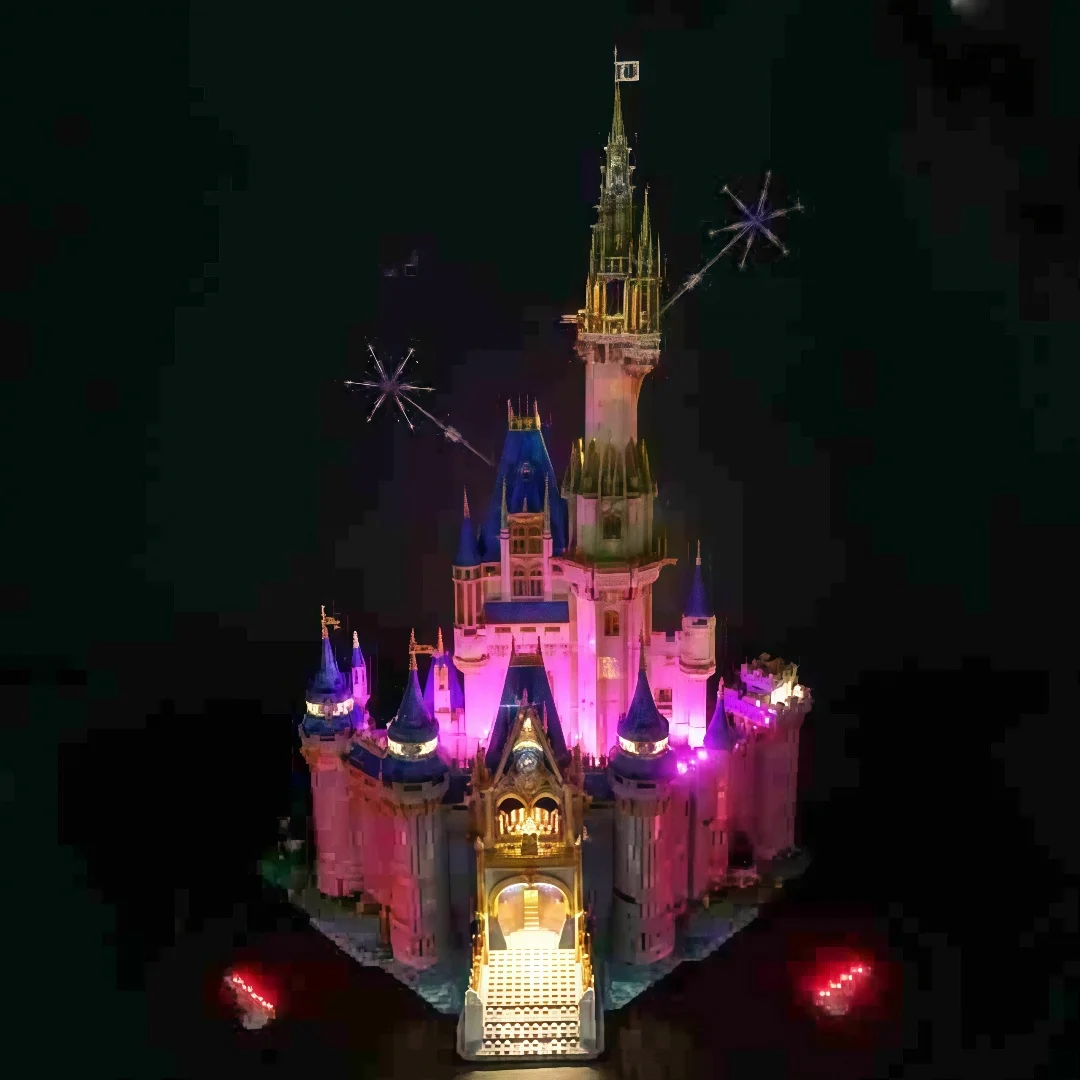 RC LED Light for 43222 71040 Compatible for Disney Castle Without Building Blocks Just Led Kit for Christmas (only Light Set)
