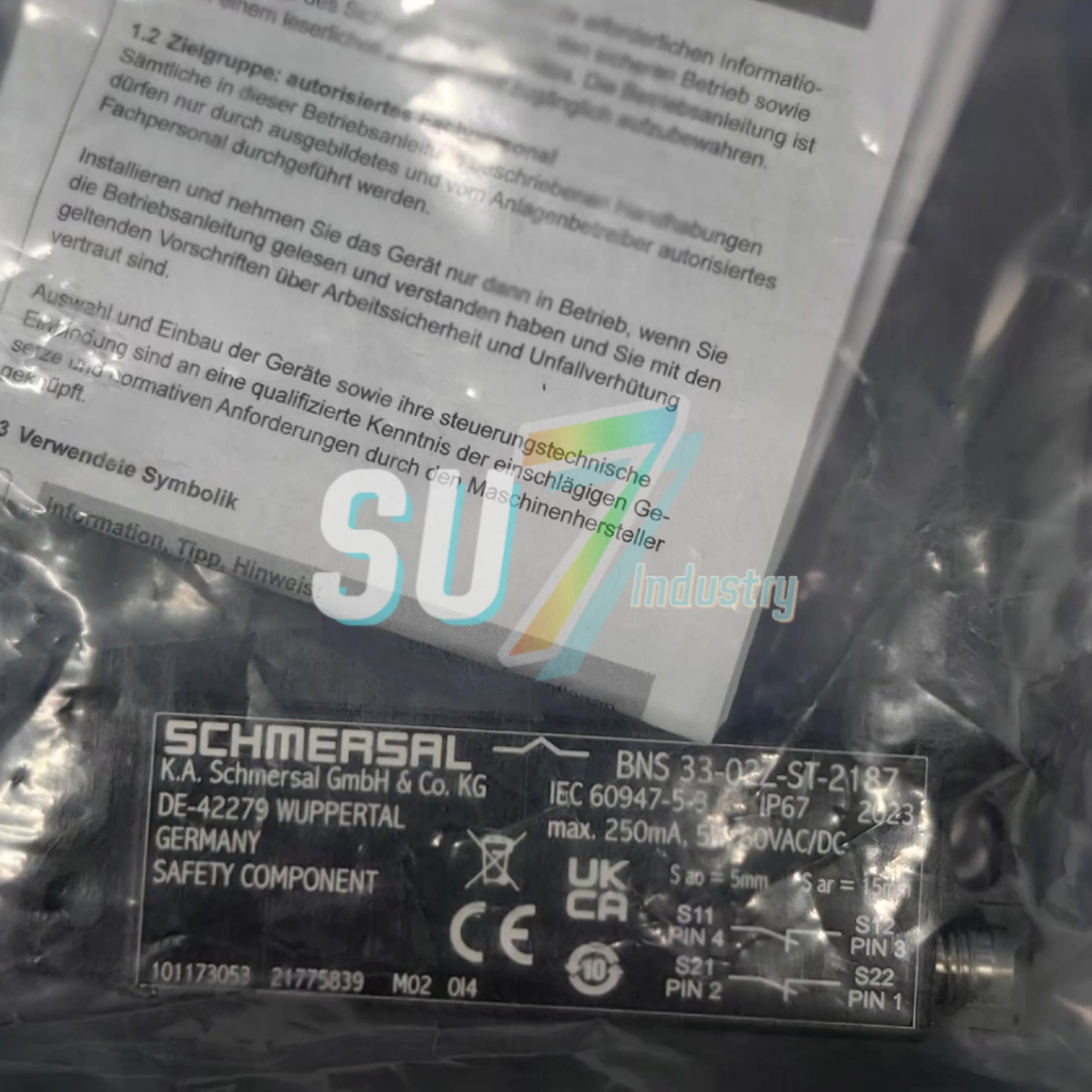 BNS33-02Z-2187 Nuovo interruttore sensore di sicurezza originale