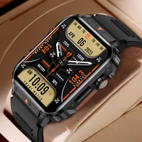 Reloj inteligente militar de lujo 2025 para hombres, Monitor de salud, llamada inalámbrica, reloj deportivo, reloj inteligente resistente al agua para mujeres y Android