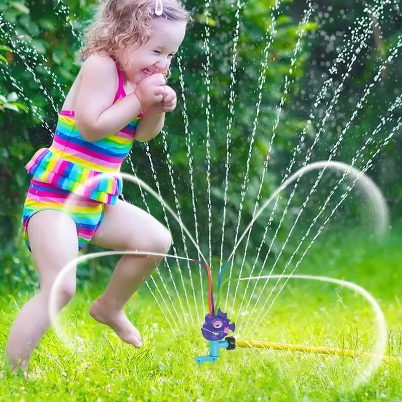 Water Spray Sprinkler Toys Spin Animal Kids Sprinkler Toy Sprinklers With Rotating Spray Summer Outside Toys Kids Sprinkler Toy