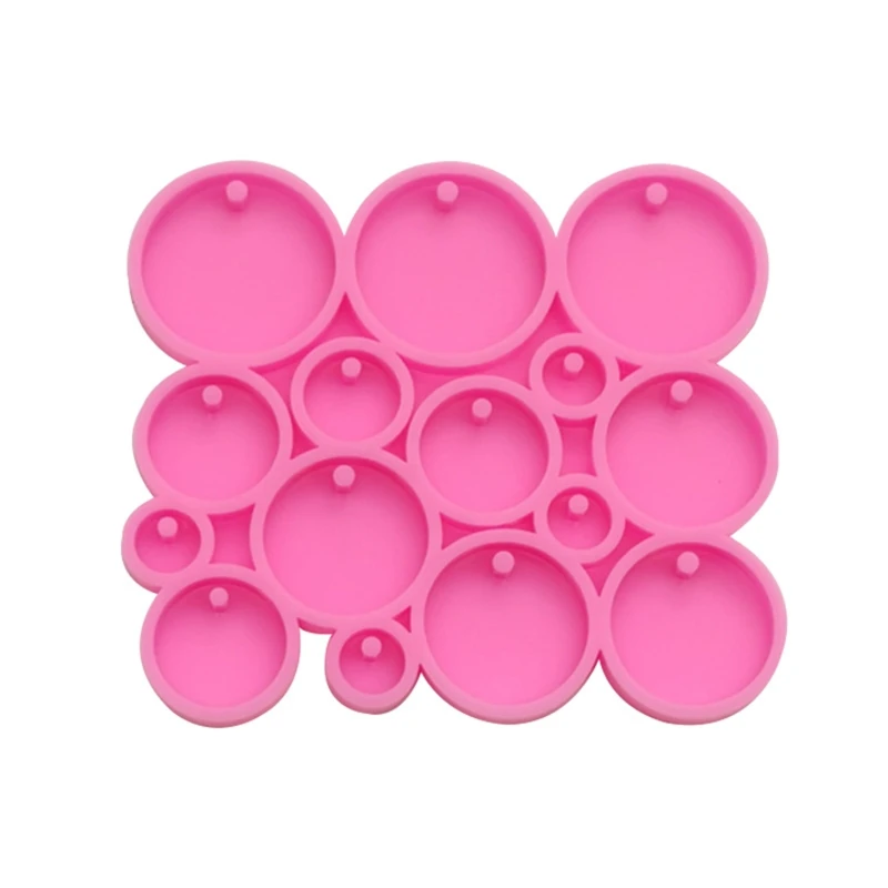 Circle Mold Earring Jewelry Resin Silicone Casting Mold Earring Keychain Pendant