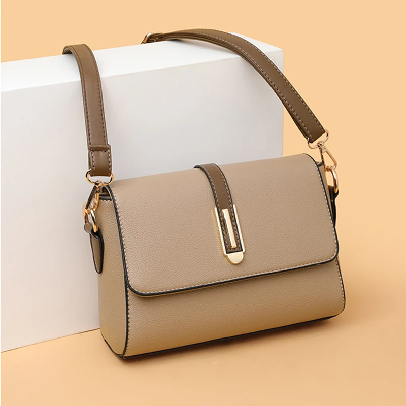 Mode Luxus Design Frauen kleine Schulter Umhängetaschen Damen quadratische Tasche Schulranzen Cluthes Umhängetasche Damen Klappe Handtasche – Detail 14