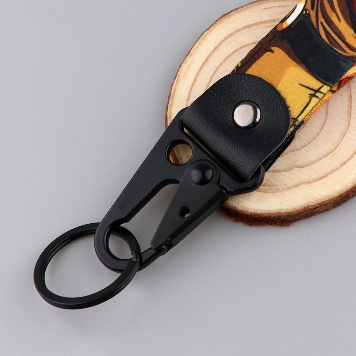 

Anime Keychain Short Lanyards Tag Holder Wrist Band Key Rope Backpack Key Ring Accessories
