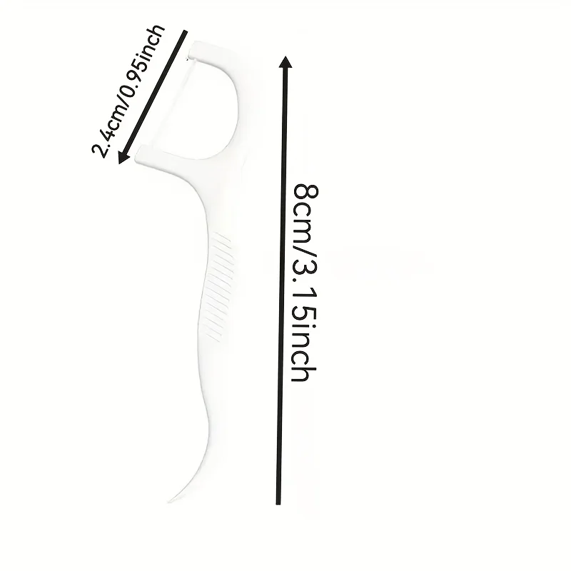 Ultra-Thin Smooth Dental Floss Sticks with Advanced Cleaning Technology, Durable and Wear-Resistant for Oral Care