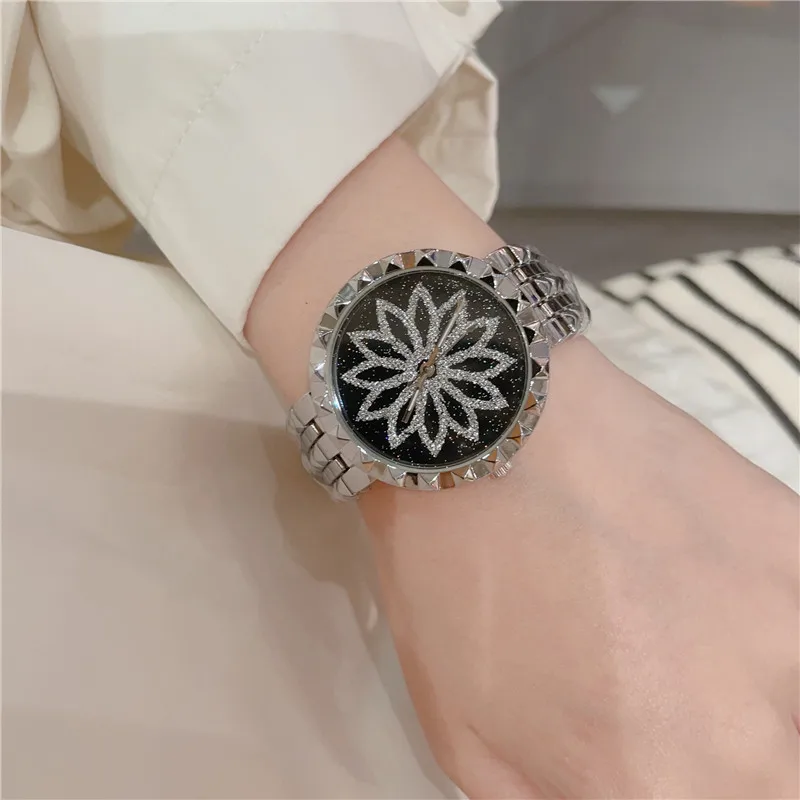 

Серебряные женские часы, классические черные женские часы, модные повседневные кварцевые часы, наручные часы для женщин и девочек A184