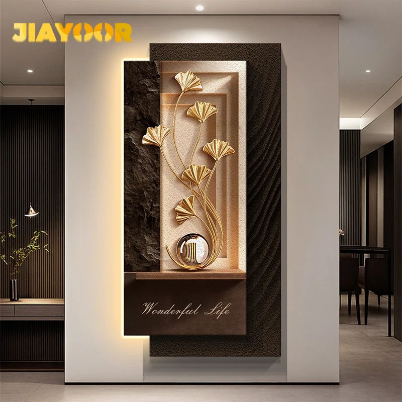 Modern Led Stone To Operate Entrance Led Decorative Painting Home Decoration Living Room Bedroom Corridor Wall Painting Lights