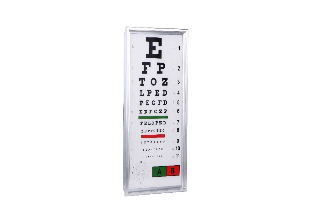 Wholesale optical eye test equiment LED vision testing chart