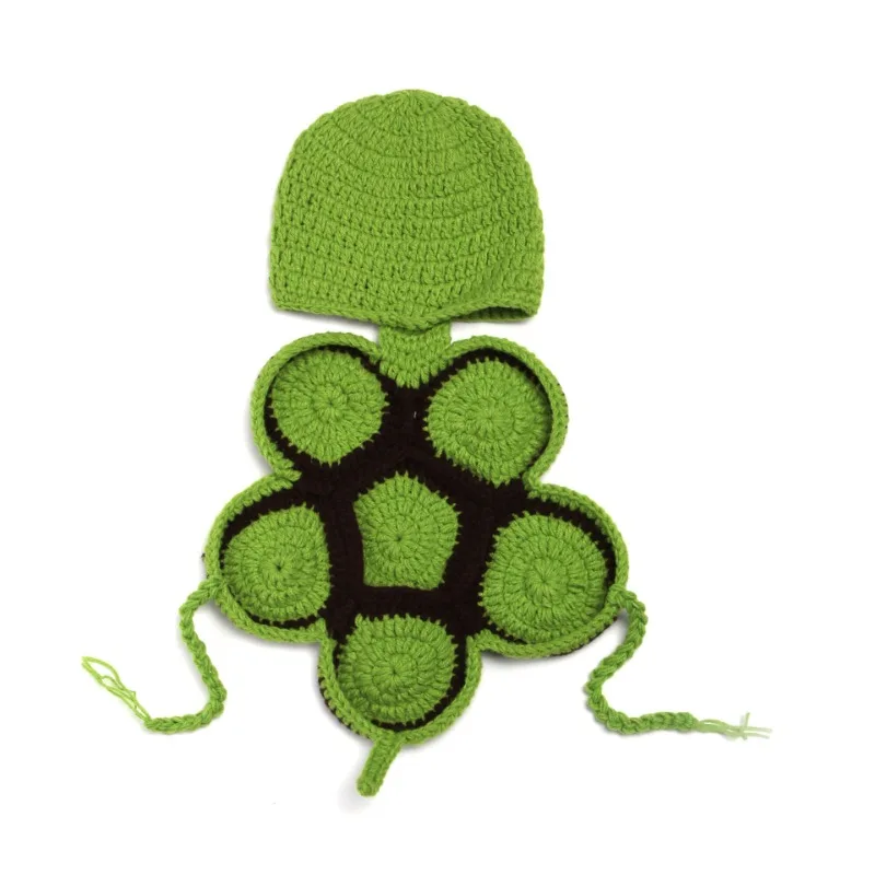 Baby Clothes Infant Clothing Little Turtle Newborn Baby Suit Newborn Girls Boys Crochet Knit Costume Photography Prop Outfits