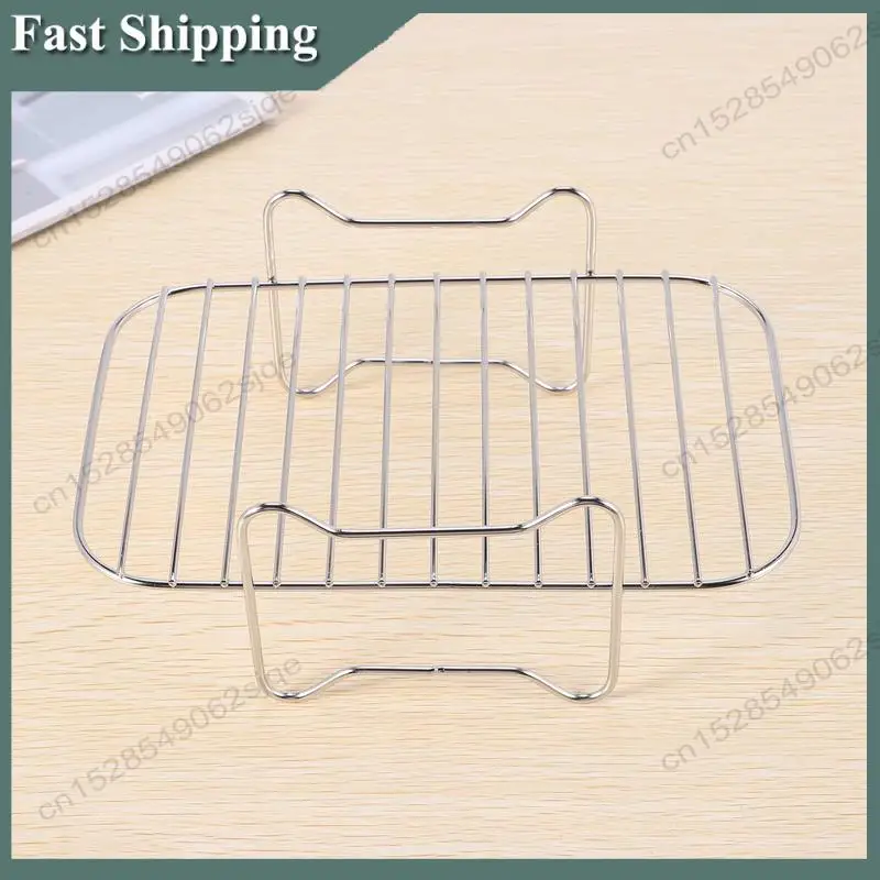 -ABKM Air Fryer Rack For Ninja DZ201/DZ401 Foodi Accessories Stainless Steel Multi-Layer Stackable Dehydrator Rack
