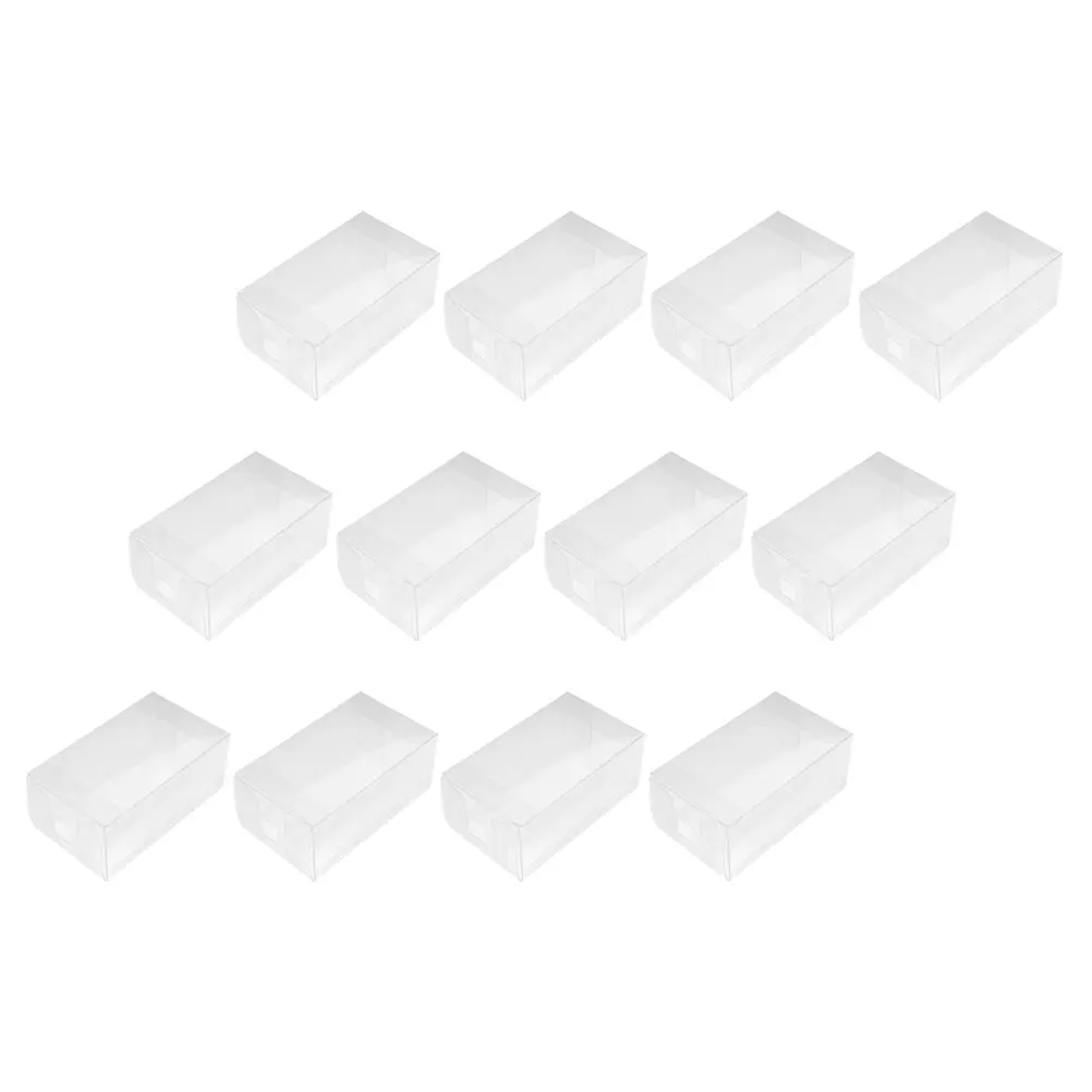 

12 Pcs Ice Cream Packaging Box Cake Boxes Bakery Cupcake Carrier Mini Transparent Portions Square Tiramisu Box Efficient Storage